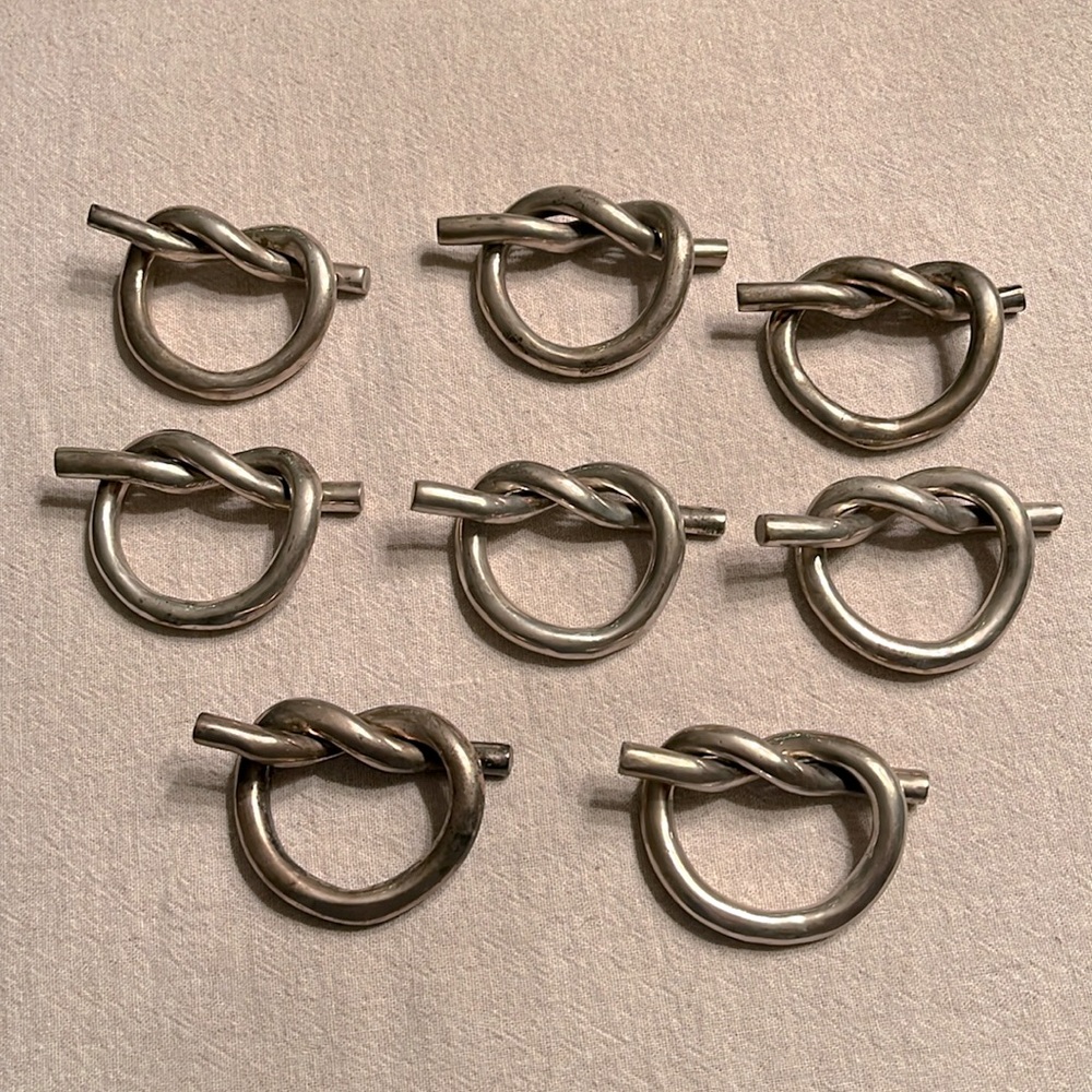 Pottery Barn Napkin Rings (8)
